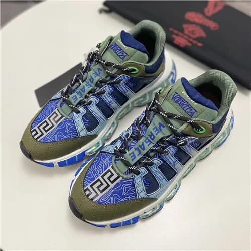 Versace 2021 Men's Leather Sneakers - 베르사체 202… - 1