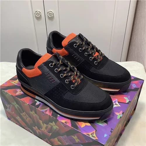 Louis Vuitton 2021 Men's Leather Sneakers - 루이… - 1