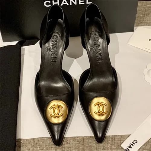 Chanel 2021 Women's Leather High Heel - 샤넬 202… - 1