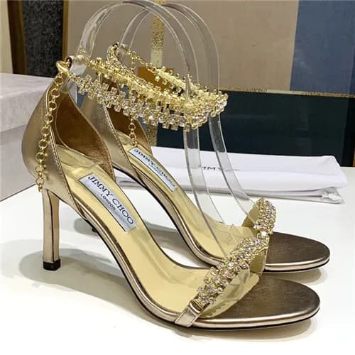 Jimmy Choo 2021 Women's Leather High Heel Sand… - 1