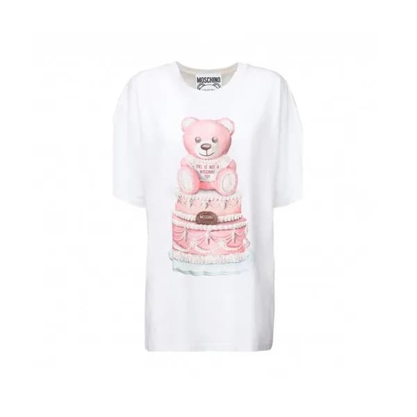 [모스키노]Moschino 2021 Mm/Wm Logo Cotton Short Sleeve… - 1
