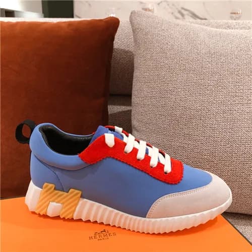 Hermes 2021 Men's Fabric Sneakers - 에르메스 2021 … - 1