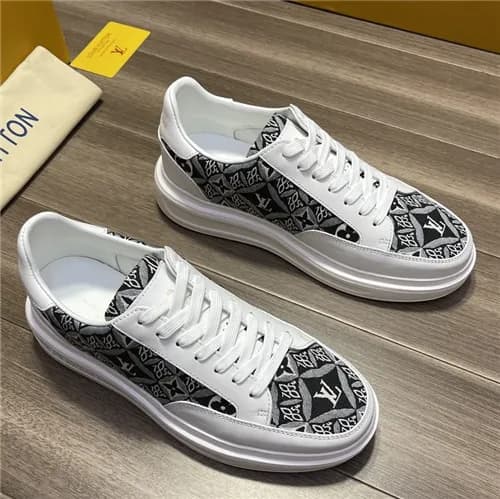 Louis Vuitton 2021 Men's Leathet Sneakers,LOUS… - 1