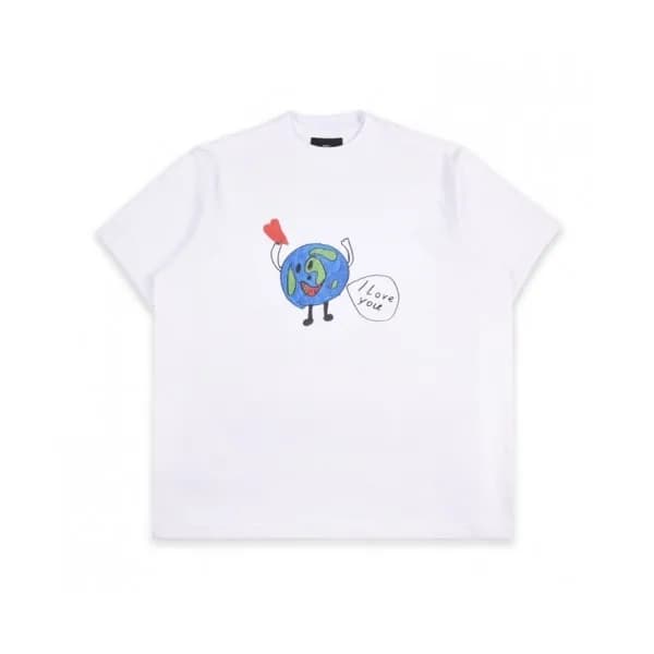 Balenciaga Mm/Wm Logo Cotton Short Sleeved Tshirt… - 1