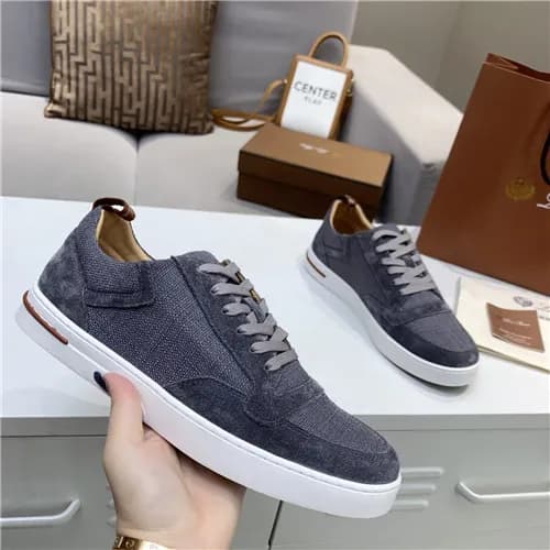 Loro Piana 2021 Men's Leather Sneakers,LOROS00… - 1