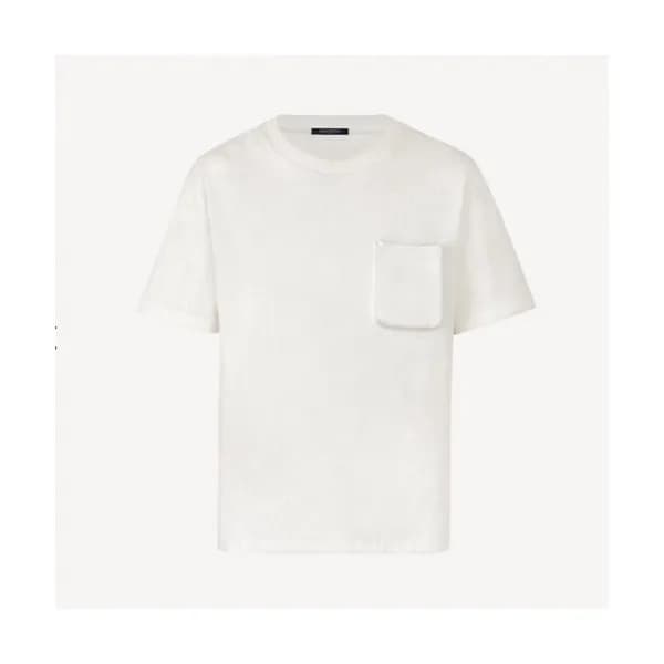 [매장판]Louis vuitton Mm/Wm Logo Short Sleeved Tshir… - 1