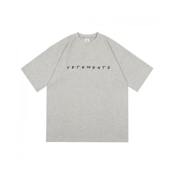 Vetements Mm/Wm Printing Logo Cotton Short Sleeve… - 1