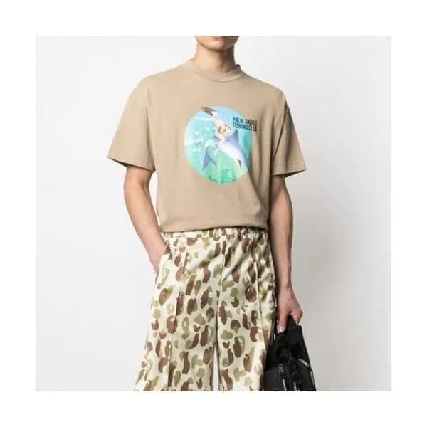 Palm Angels Mm/Wm Logo Cotton Short Sleeved Tshir… - 1