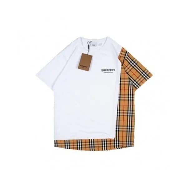 Burberry Mm/Wm Logo Cotton Short Sleeved Tshirts … - 1