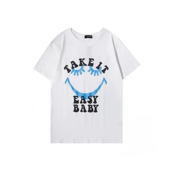 Amiri Mm/Wm Logo Cotton Short Sleeved Tshirts Whit… - 1