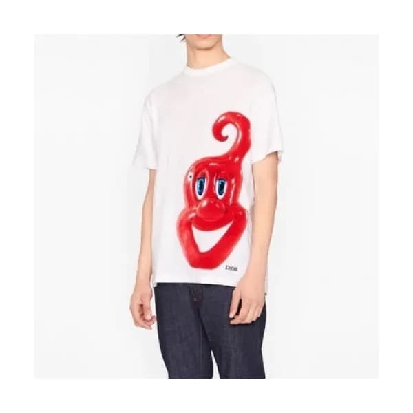 Dior Mm/Wm Casual Crew-neck Short Sleeved Tshirts… - 1