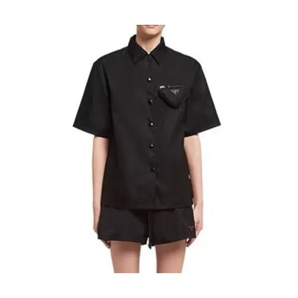 Prada Womens Basic Tshirts - 프라다 여성 베이직 폴로 반팔티 Pra… - 1