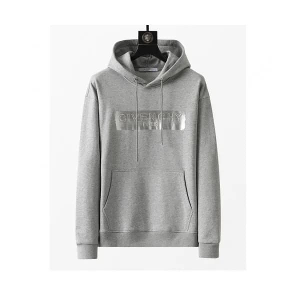 Givenchy Mm/Wm Logo Casual Cotton Hoodie Gray - 지… - 1
