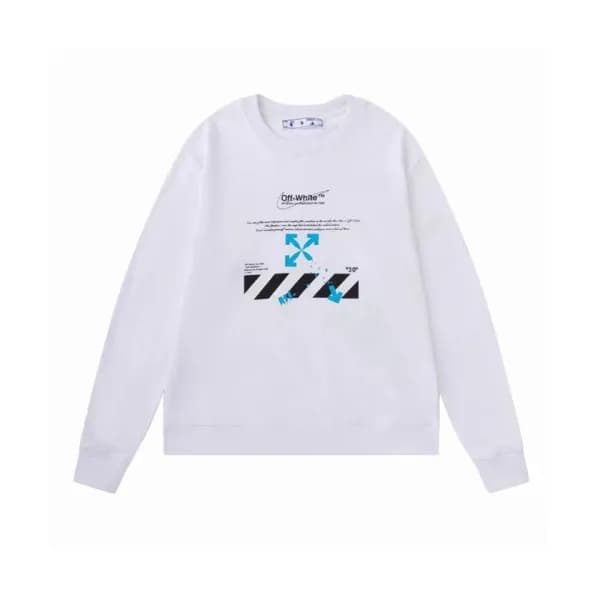 Off-white Mm/Wm Logo Cotton Oversize Hoodie White… - 1