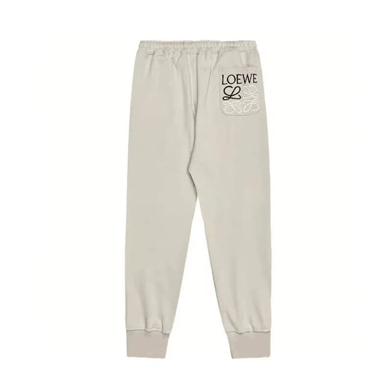 로에베 남성 캐쥬얼 베이지 팬츠 - Mens Beige Pants - loe04069x - 1
