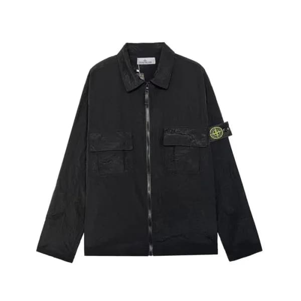 스톤아일랜드 남성 캐쥬얼 블랙 자켓 - Mens Black Jackets - sto0464… - 1