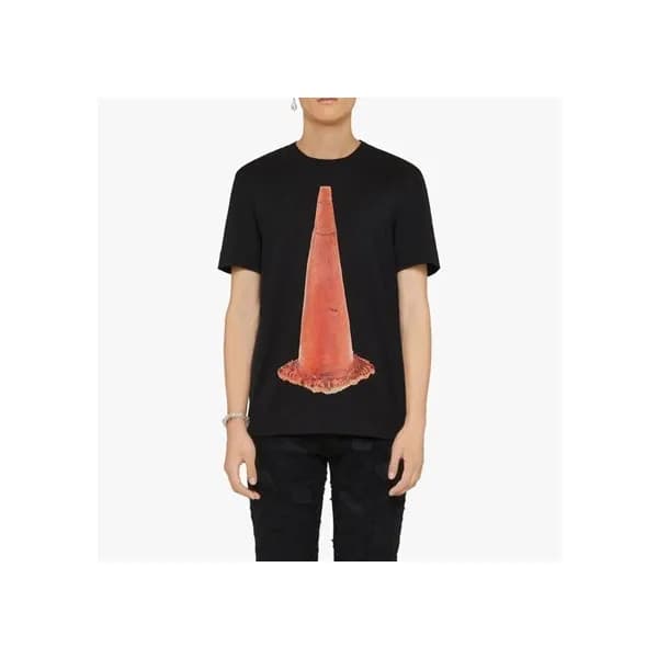 지방시 남성 크루넥 블랙 반팔티 - Mens Black Tshirts - giv0676x - 1