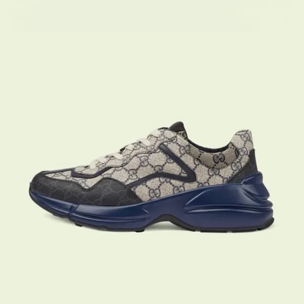 구찌 남/녀 트렌디 블랙 라이톤 - Unisex Black Sneakers - guc047… - 1