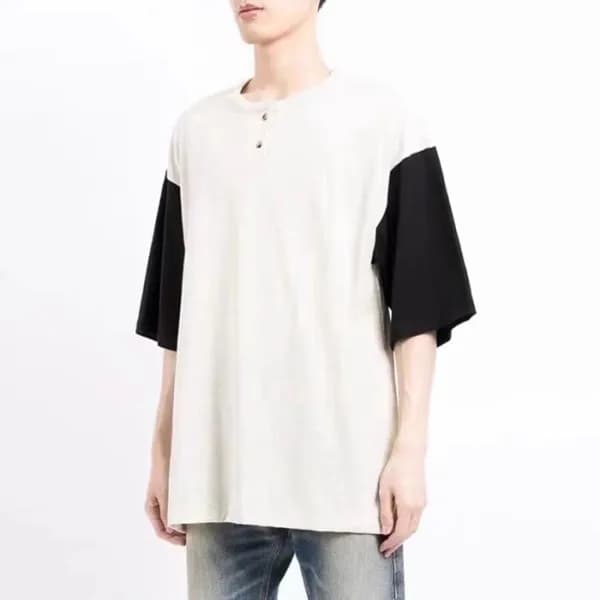 피어오브갓 남성 그레이 크루넥 반팔티 - Mens Gray Tshirts - fea0404… - 1