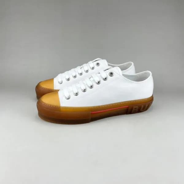 버버리 남성 트렌디 화이트 스니커즈 - Mens White Sneakers - bur044… - 1