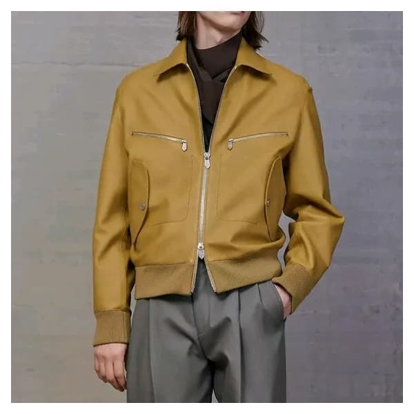 에르메스 남성 캐쥬얼 카멜 자켓 - Mens Camel Jackets - her0888x - 1