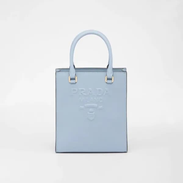 프라다 여성 블루 미니 토트백 - Prada Womens Blue Tote Bag - pr… - 1