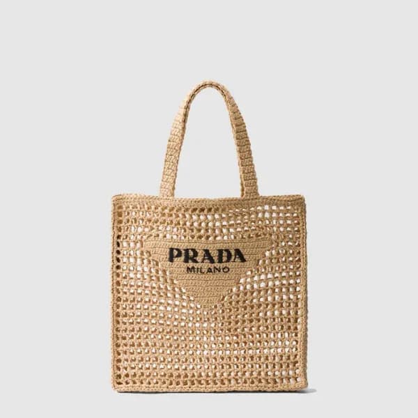 프라다 여성 크로셰 토트백 1BG393 - Prada Womens Crochet Tote … - 1