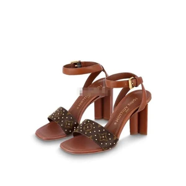 루이비통 여성 브라운 하이힐 - Louis vuitton Womens Brown High-… - 1