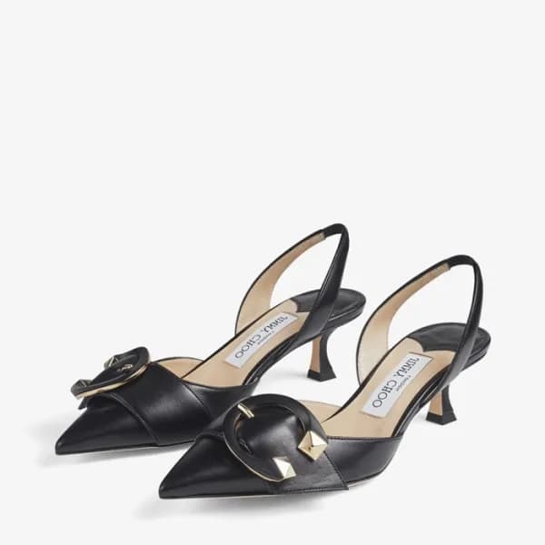 지미츄 여성 블랙 샌들 - Jimmy Choo Womens Black Sandals - j… - 1