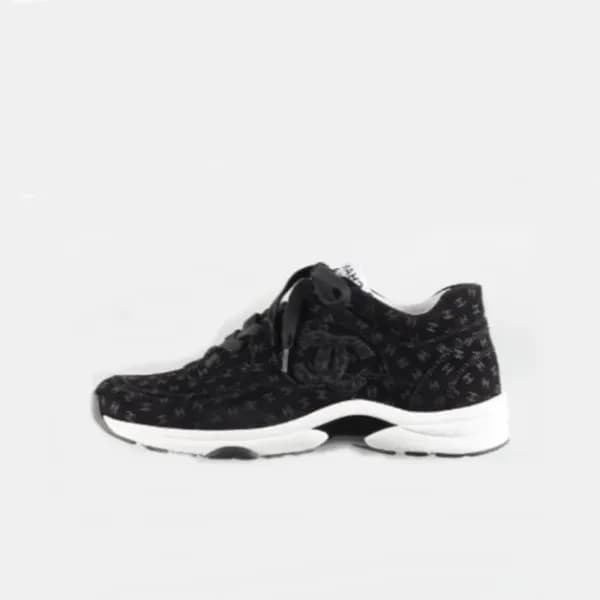샤넬 여성 블랙 CC 스니커즈 - Chanel Womens Black Sneakers - … - 1