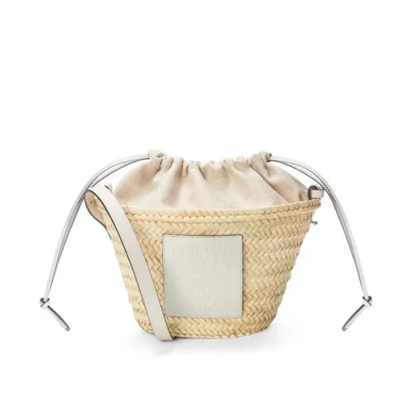 로에베 여성 화이트 라탄백 - Loewe Womens White Shoulder Bag -… - 1