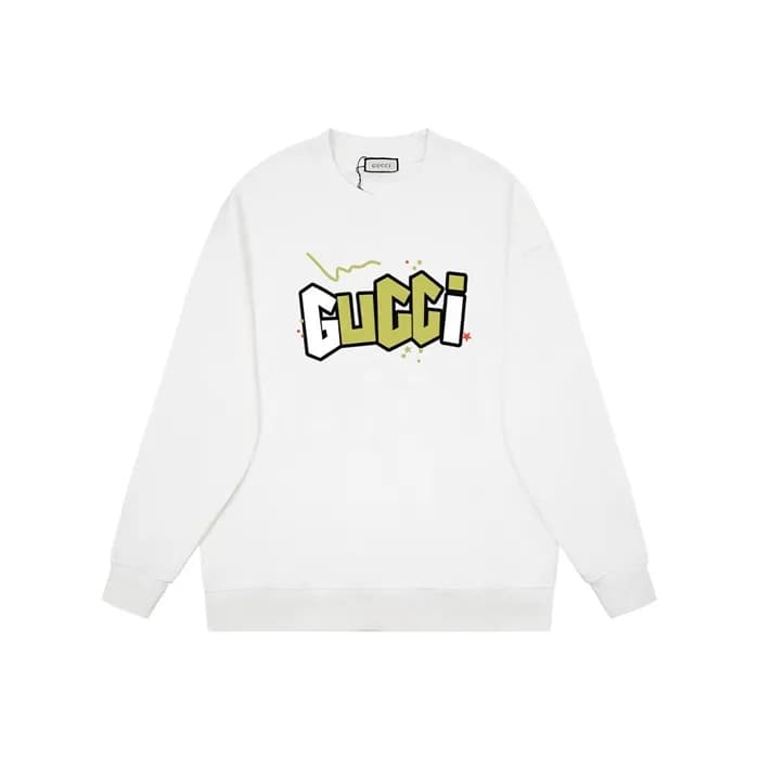 구찌 남성 베이직 화이트 맨투맨 - Gucci Mens White Tshirts - gu1… - 1