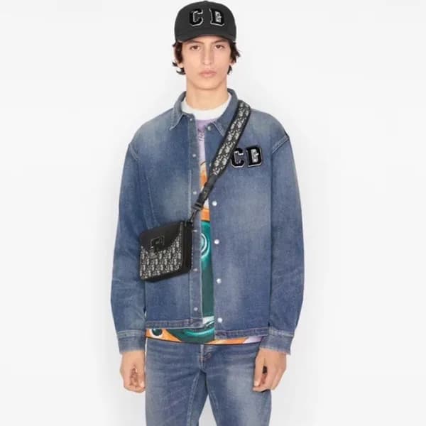 디올 남성 네이비 스트랩 - Dior Mens Navy Strap - di841x - 1