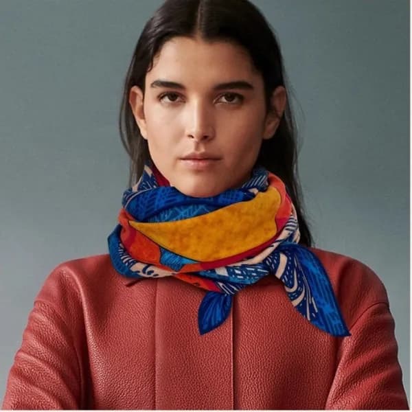 에르메스 여성 레드 스카프 - Hermes Womens Red Scarf - he517x - 1
