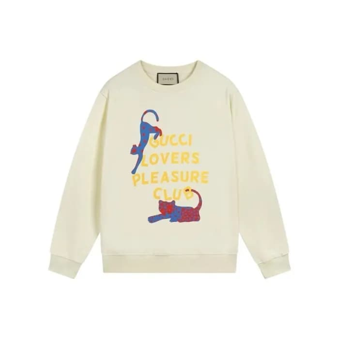 구찌 남성 베이직 아이보리 맨투맨 - Gucci Mens Ivory Tshirts - gu… - 1