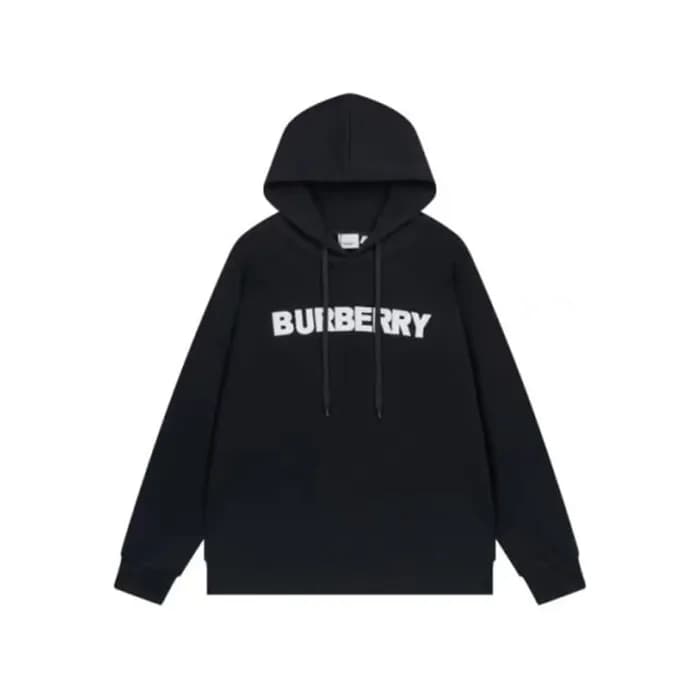 버버리 남성 블랙 후드티 - Burberry Mens Black Hoodie - bu365… - 1