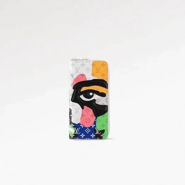 루이비통 남성 화이트 장지갑 - Louis vuitton Mens White Zippy … - 1