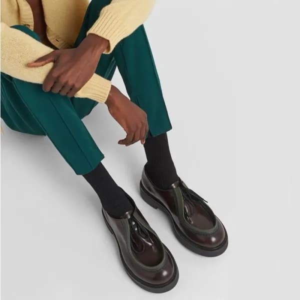 프라다 남성 브라운 로퍼 - Prada Mens Brown Loafer - prs171x - 1