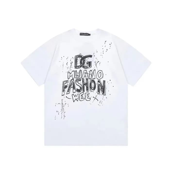 돌체앤가바나 남성 화이트 반팔티 - Dolce&Gabbana Mens White Tshir… - 1