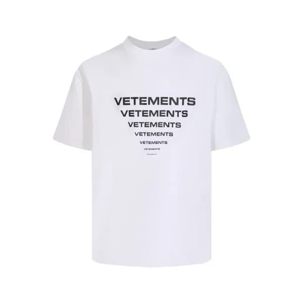 베트멍 남/녀 반팔 티셔츠 - Vetements Unisex Over Size Tshirt… - 1