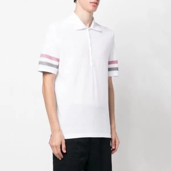 톰브라운 남성 폴로 반팔티 - Thom Browne Mens Polo Tshirts - t… - 1