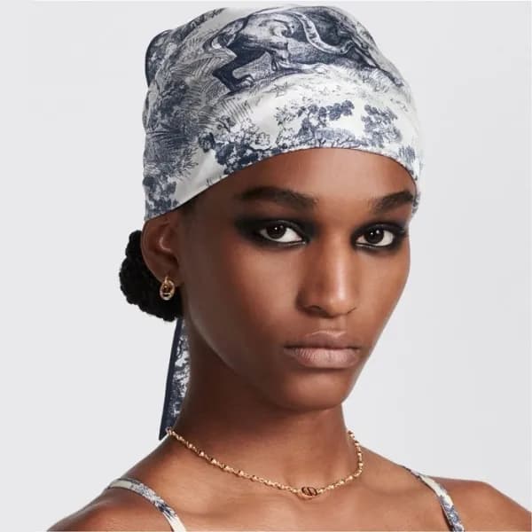디올 여성 블루 스카프 - Dior Womens Blue Scarf - acc2325x - 1