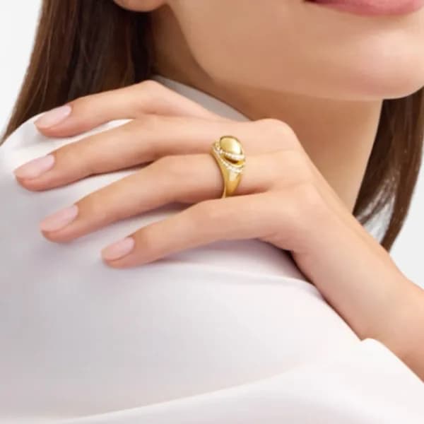불가리 여성 골드 반지 - Bvlgari Womens Gold Ring - acc3717x - 1