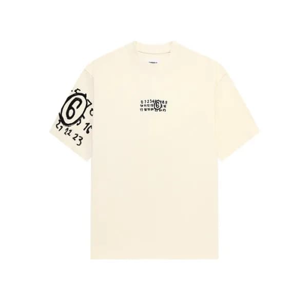 메종 마르지엘라 남성 라운드 반팔 티셔츠 - Maison Margiela Mens Roun… - 1