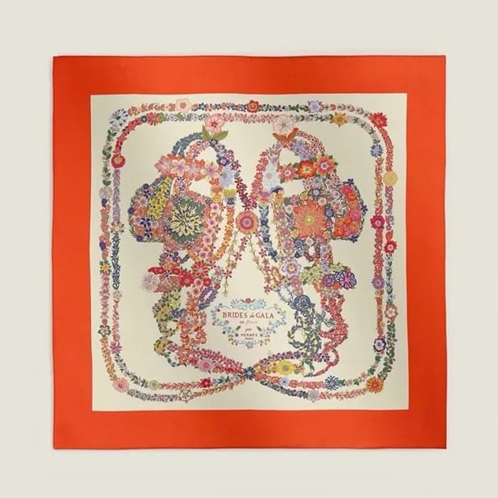 에르메스 여성 실크 스카프 - Hermes Womens Silk Scarf - acc449… - 1