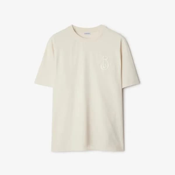 버버리 남성 라운드 반팔 티셔츠 - Burberry Mens Round Tshirt - b… - 1