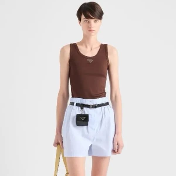 프라다 여성 라운드 나시 - Prada Womens Round Tshirt - prc687… - 1