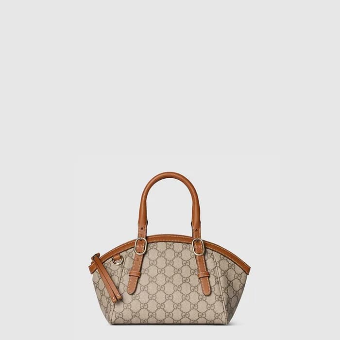 구찌 여성 GG 엠블럼 스몰 탑 핸들 백 - Gucci Womens GG Emblem Sm… - 1