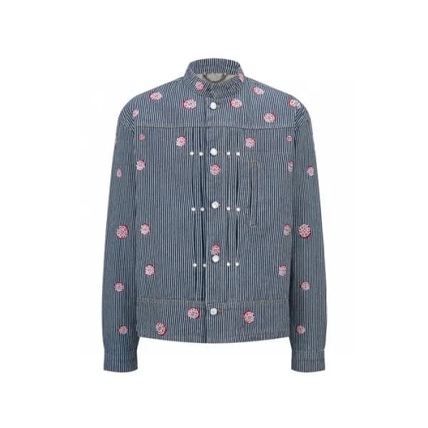 루이비통 남성 데님 재킷 - Louis vuitton Mens Denim Jacket - … - 1