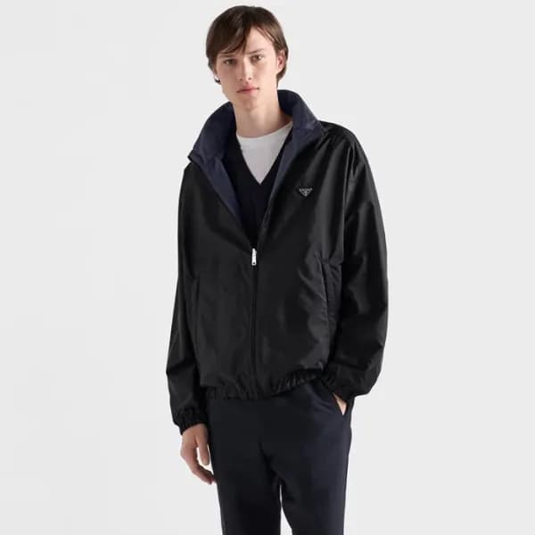 프라다 남성 양면 리나일론 재킷 - Prada Mens Re-Nylon Jacket - p… - 1